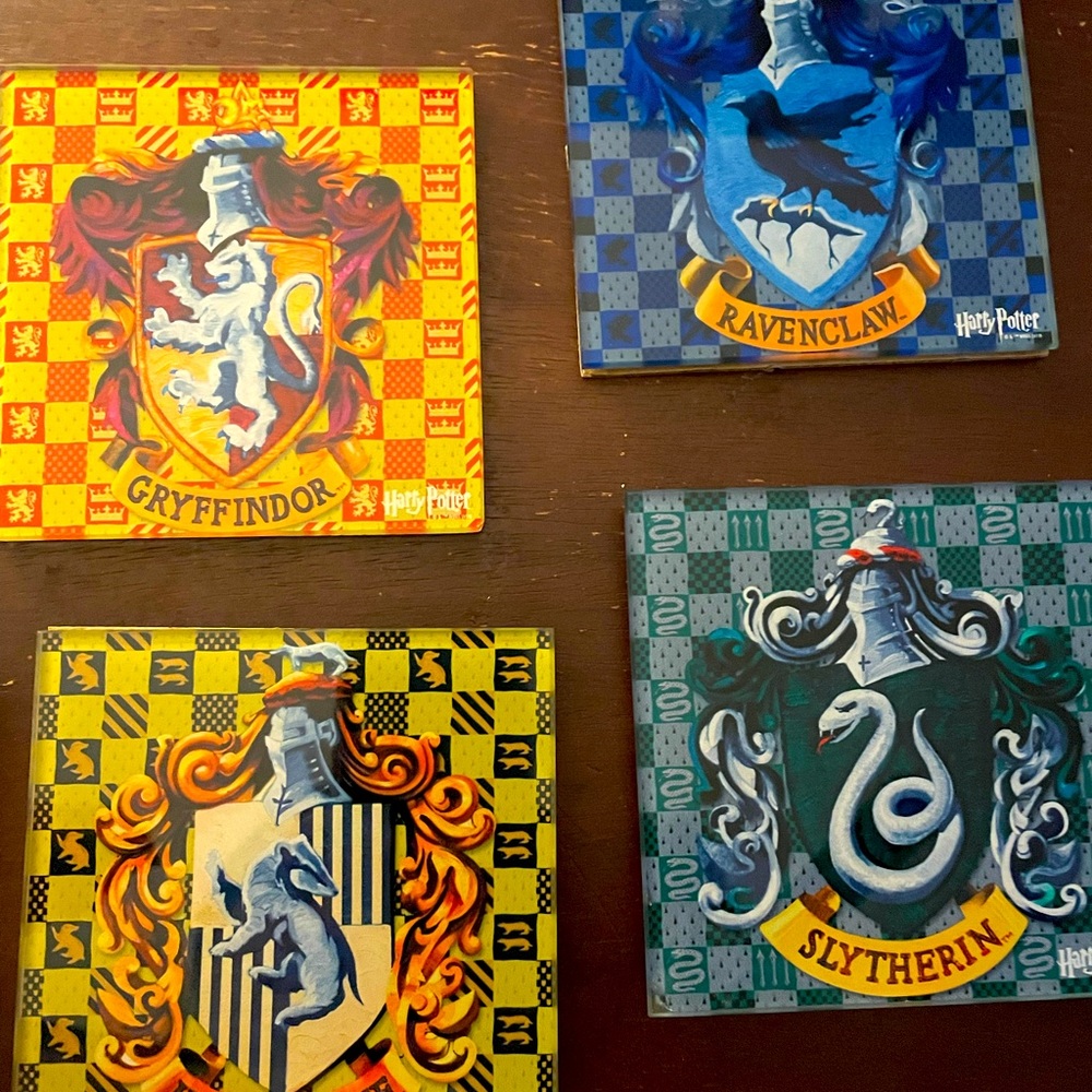 Glass coasters